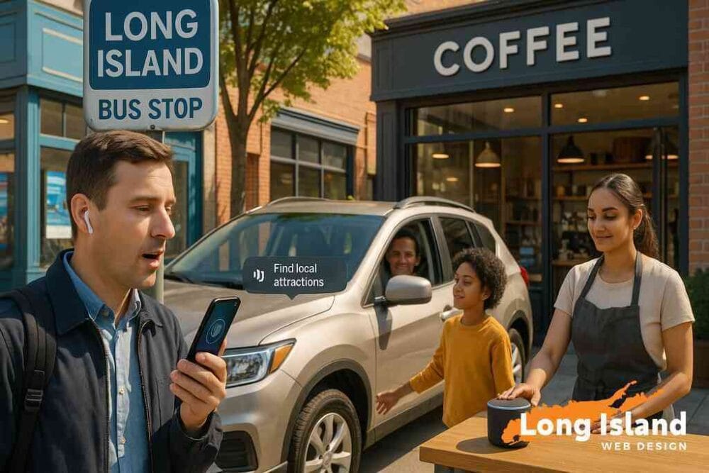 How Long Island Web Design Elevates Voice Search UX Near You