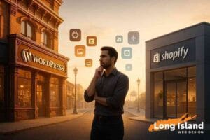 Best WordPress vs Shopify Web Design Choice for Long Island Shops