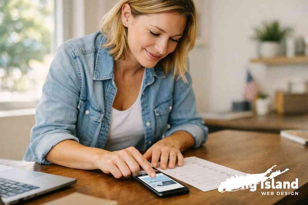 Call now buttons, forms, and contact paths that reduce friction on small screens — Long Island Web Design