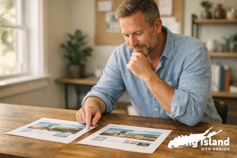 Why ecommerce web design and ecommerce web developer work need a different sales flow than brochure sites — Long Island