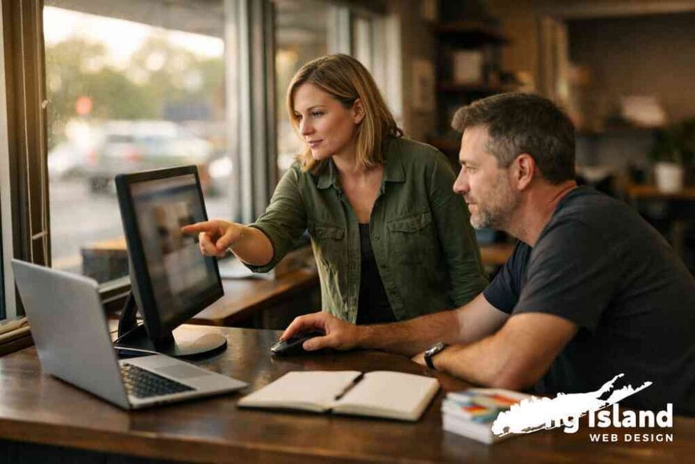 The difference between on-page SEO, off-page SEO, and technical SEO in plain English — Long Island Web Design