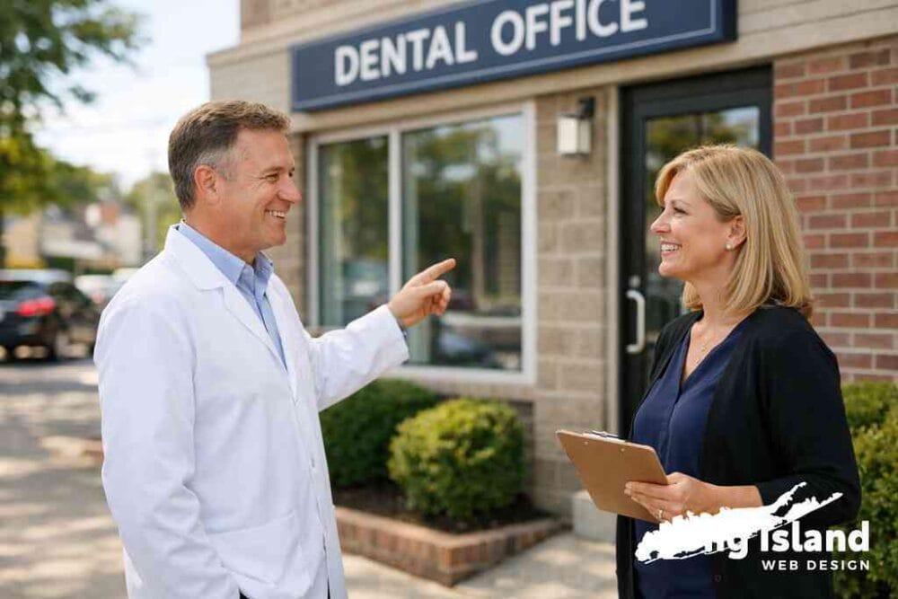 The role of local SEO, Google My Business optimization, and local listing management in getting found — Long Island Web