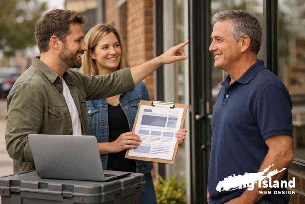 How missing schema markup and Google My Business signals weaken local SEO — Long Island Web Design