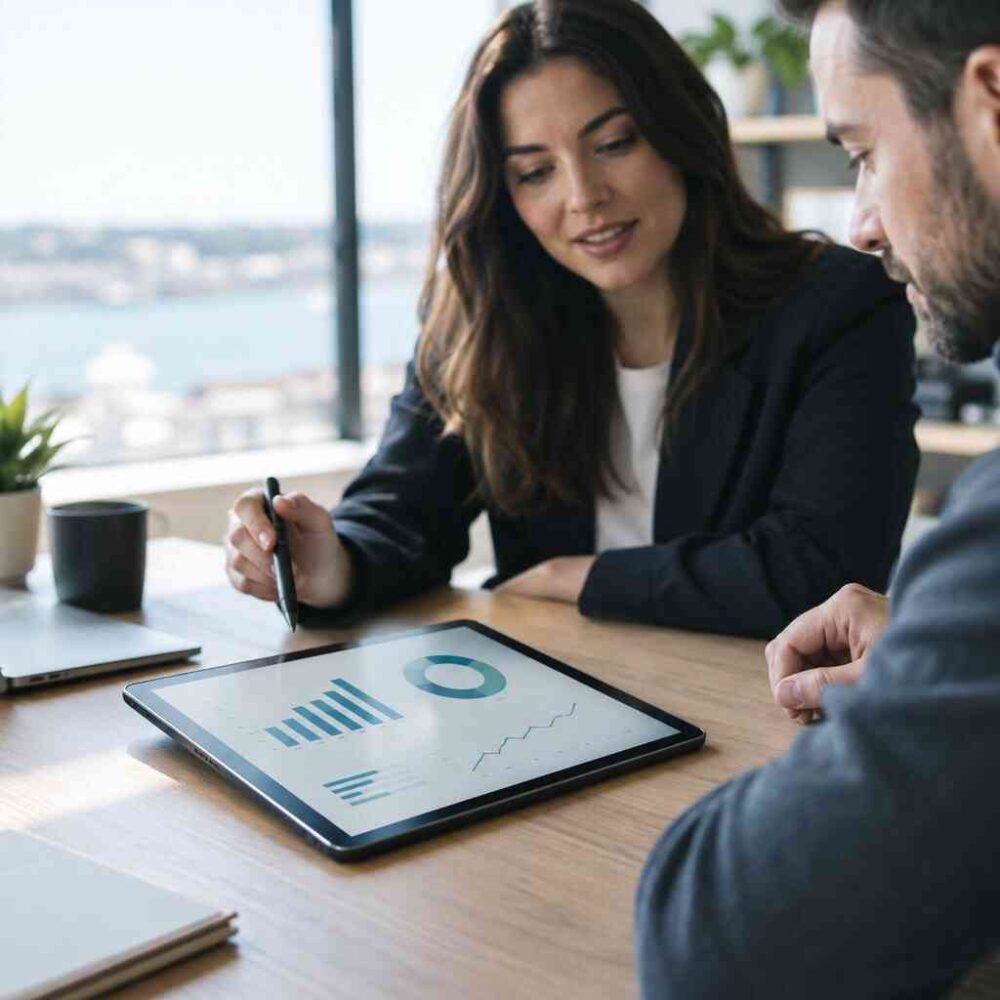 Business Goals Should Guide Your Marketing Plan — digital marketing long island in a modern office