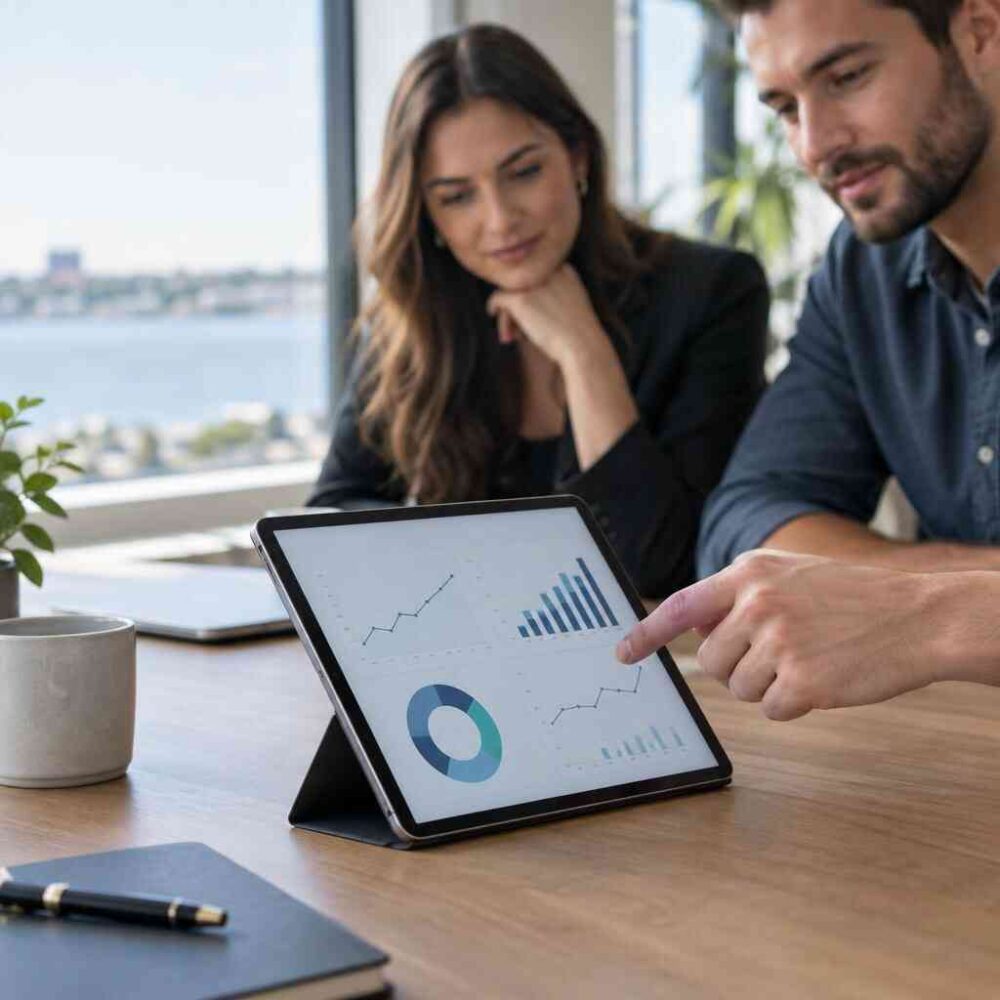 Measurements Show Whether Your Marketing Supports Growth — digital marketing long island in a modern office