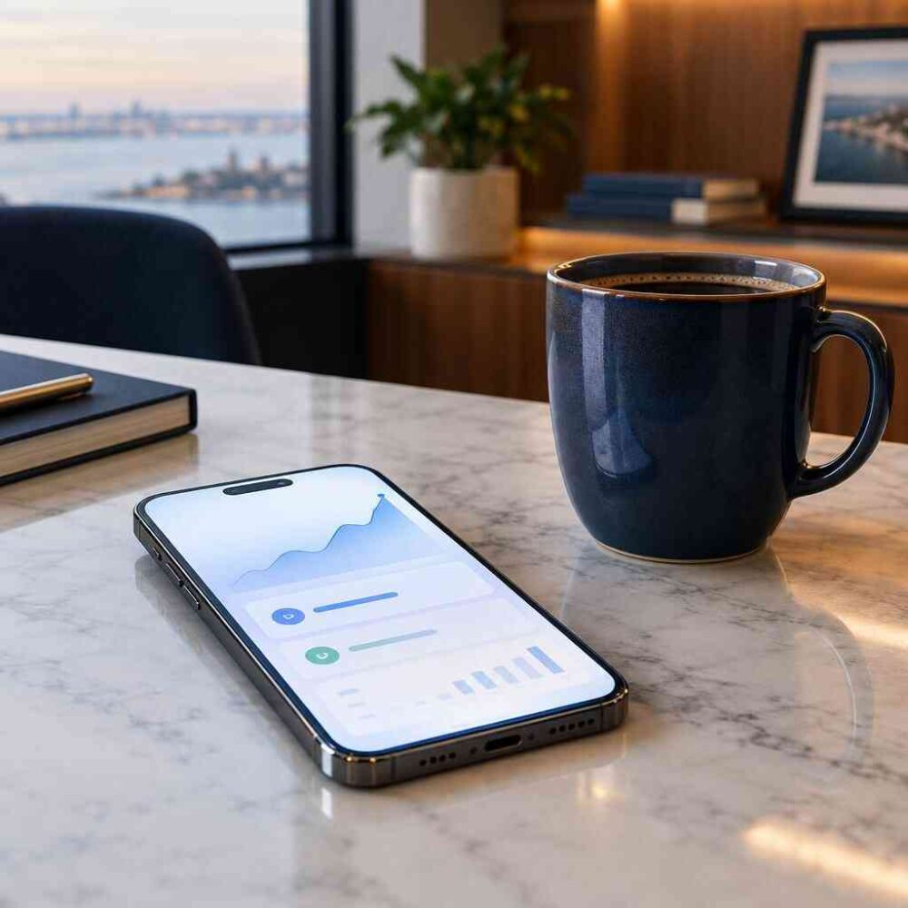 Paid Advertising Enter Your Marketing Plan — digital marketing long island in a modern office